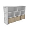 Organizador Infantil Baús e Porta Livros Napoleão 100% Mdf Woodcore - 2
