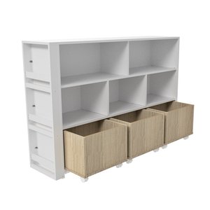 Organizador Infantil Baús E Porta Livros Napoleão 100% Mdf WoodCore