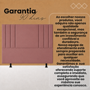 Ver imagem 7 de Cabeceira 140 cm Linho Casal Frame Estofada Cama Box Moderna:Rose