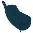 Ver imagem 7 de Sofá 2 Lugares para Sala Living 135cm Pés Palito Tamar K04 Veludo Azul - Mpozenato