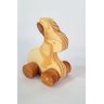 Coelho de Madeira Maciça. Brinquedo Artesanal e Decoração. - 2