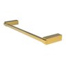Porta Toalha Rosto e Banho Metal 30cm Dourado Gold Quartzo - 1