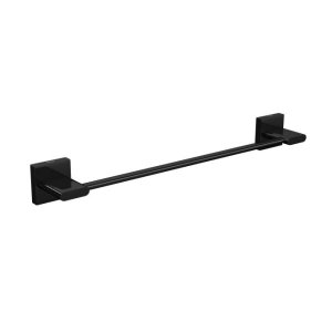 Porta Toalha Barra Polo 30cm Black Noir - Deca