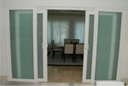 Ver imagem 4 de Adesivo Decorativo Jateado Liso para Vidro, Box, Janelas e Portas - 5,0 x 0,50 M
