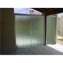 Ver imagem 2 de Adesivo Decorativo Jateado Liso para Vidro, Box, Janelas e Portas - 5,0 x 0,50 M