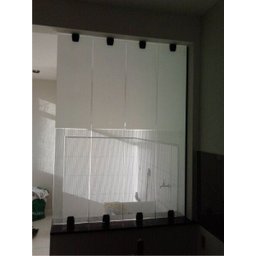 Adesivo Decorativo Jateado Liso para Vidro, Box, Janelas e Portas - 5,0 x 0,50 M - 5