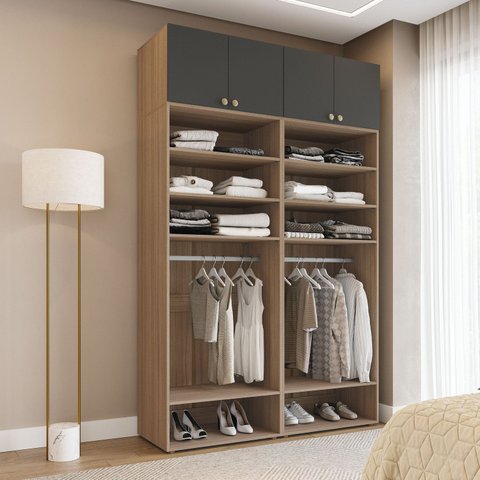 Closet com Maleiro 140 cm Frame Yescasa