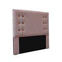Ver imagem 1 de Cabeceira Cama Box Solteiro 90cm e Recamier Gênova Veludo Lilás S04 - D'Rossi