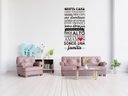Ver imagem 1 de Adesivo Decorativo Parede Frase Nesta Casa Somos Verdadeiros