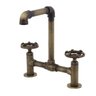 Torneira Misturador de Cozinha Latão Bruto Industrial Fani - 1