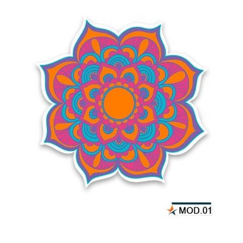 Adesivo Decorativo Mandala 60 X 60 Cm