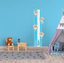 Ver imagem 2 de Adesivo Decorativo Infantil Régua Crescimento - Ursinho Azul