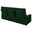 Ver imagem 7 de Poltrona do Papai Reclinável Mallie 3 Lugares Baú Usb Fh9 Veludo Verde - Mpozenato