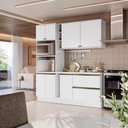 Ver imagem 1 de Armário de Cozinha Compacta 100% Mdf 205cm Branco Celeste Kappesberg