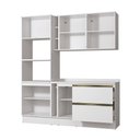Ver imagem 4 de Armário de Cozinha Compacta 100% Mdf 205cm Branco Celeste Kappesberg