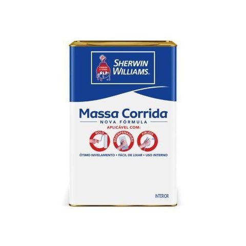 Massa Corrida Pva Branco Lata 18 Litros Sherwin Williams Par