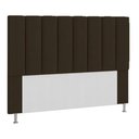 Ver imagem 1 de Cabeceira Estofada Libia 100CM Solteiro Suede Marrom - D A DECOR
