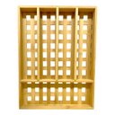 Ver imagem 1 de Porta Talheres Vazado de Bambu Natural 27x36x5cm - Oikos
