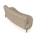 Ver imagem 7 de Sofá Living Decorativo 2 Lugares 1,35m Katara Pés de Ferro Bouclê Bege G33 - Gran Belo