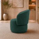 Ver imagem 2 de Poltrona Decorativa Beatriz Orgânica Boucle Sala Estar Recepção Quarto