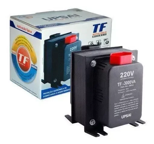 Autotransformador Transformador Trafo Tf 3000va 2100 Watts Tripolar 220v 110v E 220v 120v Upsai Iso  - 4
