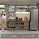 Ver imagem 5 de Armário de Cozinha Completa 270cm Rustic Stella Madesa 11