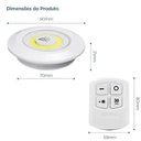 Ver imagem 5 de Kit 3 Lâmpadas Luminária Led Controle sem Fio