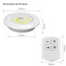 Kit 3 Lâmpadas Luminária Led Controle sem Fio - 5