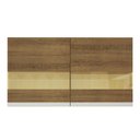 Ver imagem 7 de Armário de Cozinha Aéreo 120 cm 2 Portas com Vidro Rustic Glamy Madesa