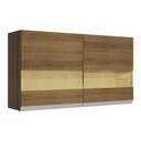 Ver imagem 1 de Armário de Cozinha Aéreo 120 cm 2 Portas com Vidro Rustic Glamy Madesa