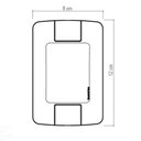 Ver imagem 2 de Conjunto 4x2 com 1 Interruptor Simples 6 A 250 V e 2 Tomadas 2P+T 20 A 250 V Tramontina Aria Branco