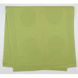 Caminho de mesa Adamascado Verde Pistache 47x170cm - 1