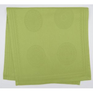 Caminho de mesa Adamascado Verde Pistache 47x170cm