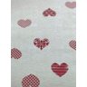 Toalha de Mesa Impermeável Portuguesa Lovely Hearts - 1.40x3.40M - 2