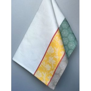 Pano de prato Havana Salmão 50x70 cm 100% Algodão - Amarelo