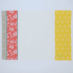 Pano de prato Havana Salmão 50x70 cm 100% Algodão - Amarelo - 2