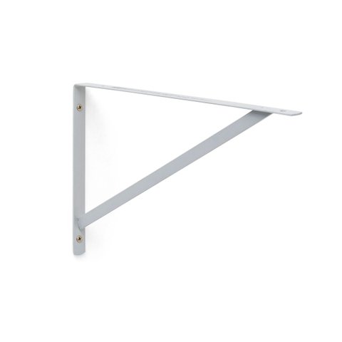 Kit 4X Suporte Mão Francesa para Prateleira 30 cm Prata