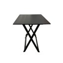 Ver imagem 1 de Mesa Dobrável 6 Lugares Retangular Tampo Mdf Ultra Plus 120cm X 70cm Preto