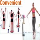 Ver imagem 2 de DISCO DE EQUILIBRIO COM ELASTICO CORDA ACADEMIA EM CASA RODA EXERCICIO TWIST DE TORÇÃO PILATES YOGA