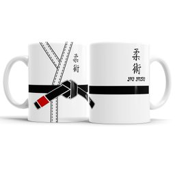 Caneca Kimono Jiu Jitsu Faixa Preta - 1