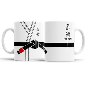 Caneca Kimono Jiu Jitsu Faixa Preta