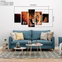 Ver imagem 1 de QUADRO MOSAICO HORIZONTAL MDF - UNIDADE -:ELE VIVE REINA
