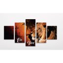 Ver imagem 3 de QUADRO MOSAICO HORIZONTAL MDF - UNIDADE -:ELE VIVE REINA