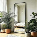 Ver imagem 6 de Espelho Grande Retangular Corpo Inteiro com Moldura em Metal 150 X 60 Cm