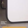 Espelho Grande Retangular Corpo Inteiro com Moldura em Metal 150 X 60 Cm - 15