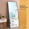 Espelho Grande Retangular Corpo Inteiro com Moldura em Metal 150 X 60 Cm - 9
