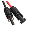 Cabo Fotovoltaico 6mm Solar 25Mt Preto + 25Mt Vermelho com Mc4 + Mc4-Y - 2