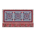 Ver imagem 1 de Cabideiro Parede Porta Colar Chaves Cintos Azulejo Vermelho