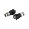 Conector para vídeo BNC Borne pacote Individual com 10 peças - 4