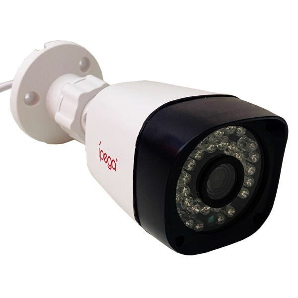 Câmera Externa 4 Em 1 Ípega Kp-Ca135 Fullhd 1080P 2Mp Lente 3.6mm, Distância IR 25 Metros, Plá